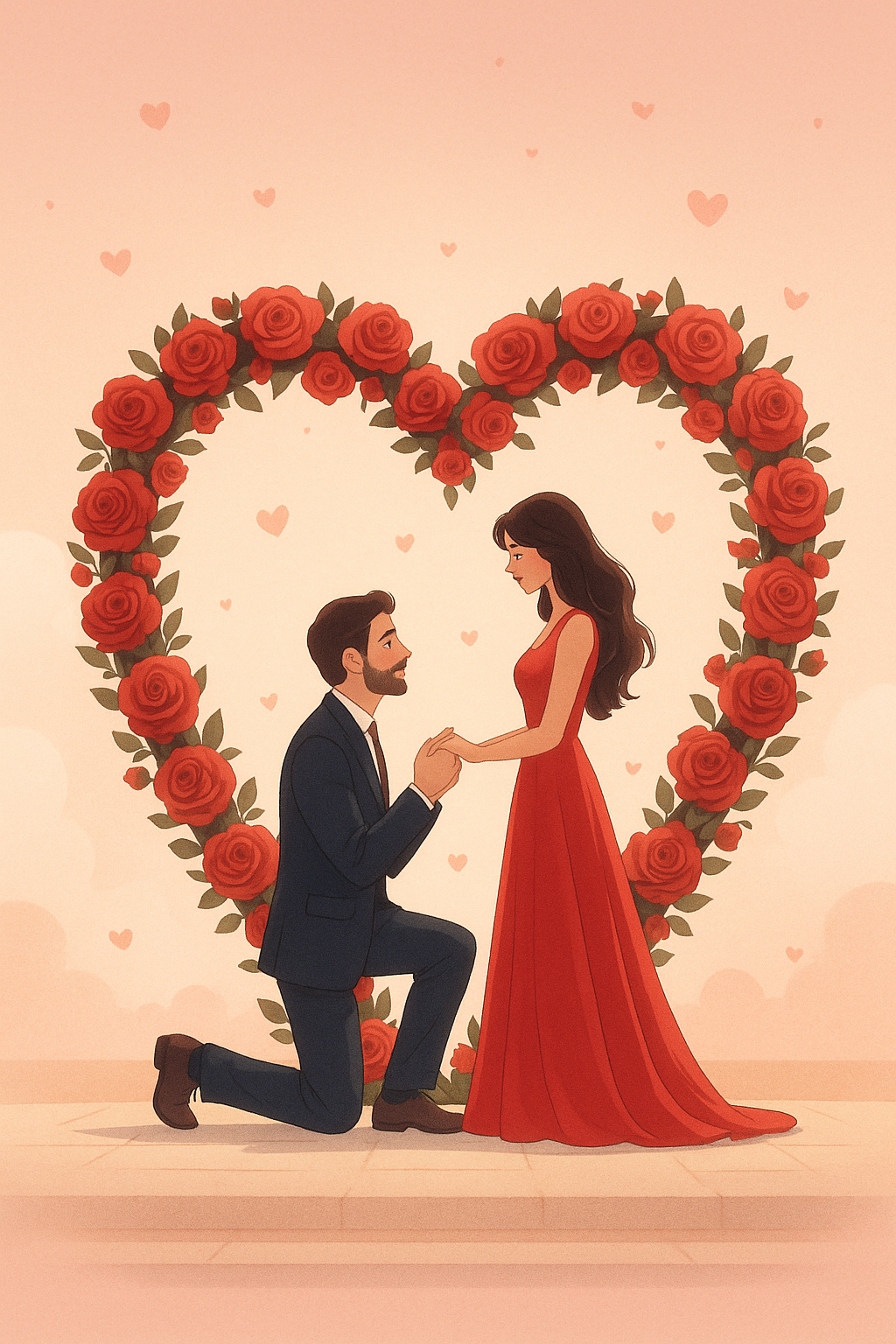 Romantic Proposal Scene